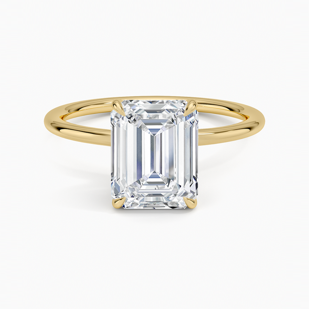 DDRG58 - Entwined Solitaire Engagement Ring