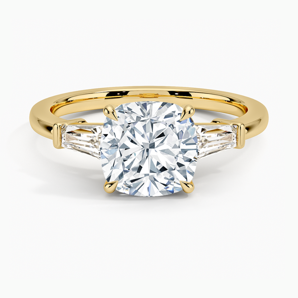 DDRG5 - Symphony Three Stone Diamond Engagement Ring