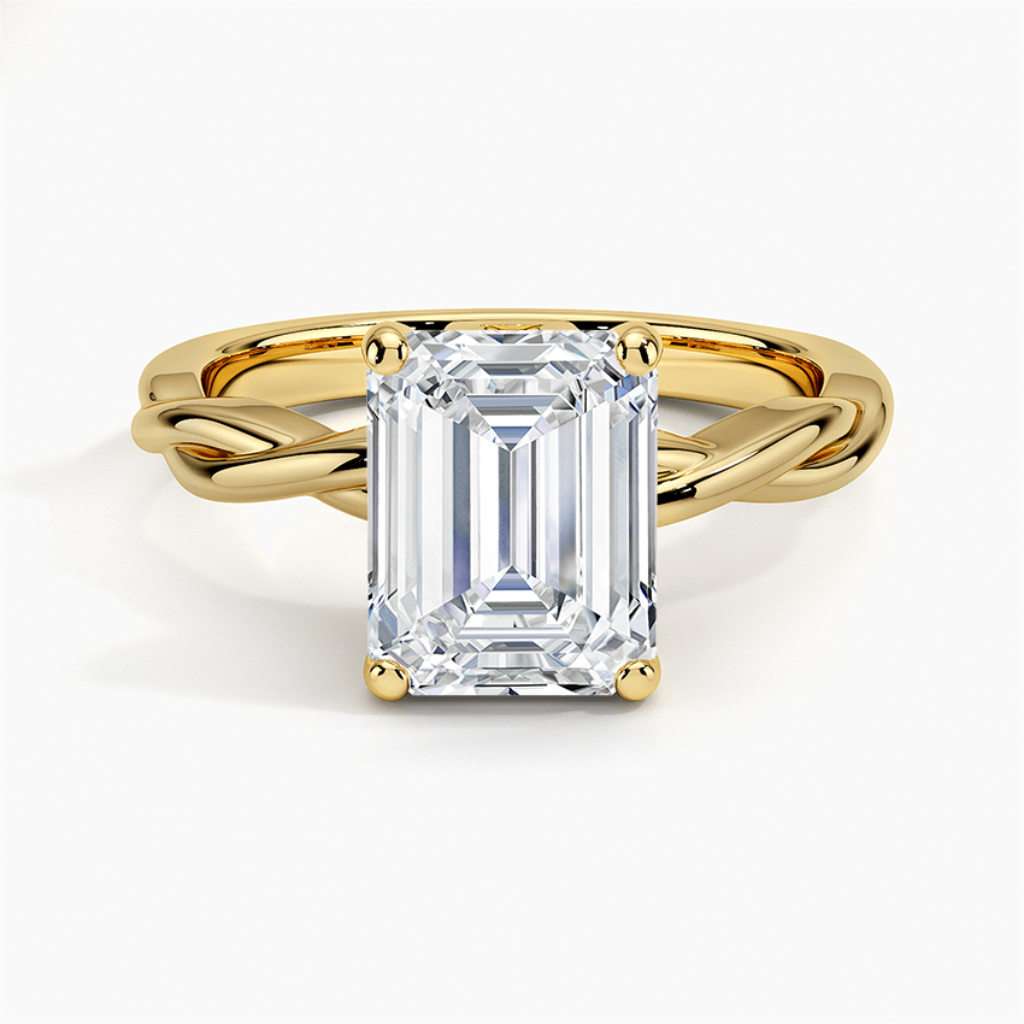DDRG41 -
Twisted Vine Solitaire Engagement Ring