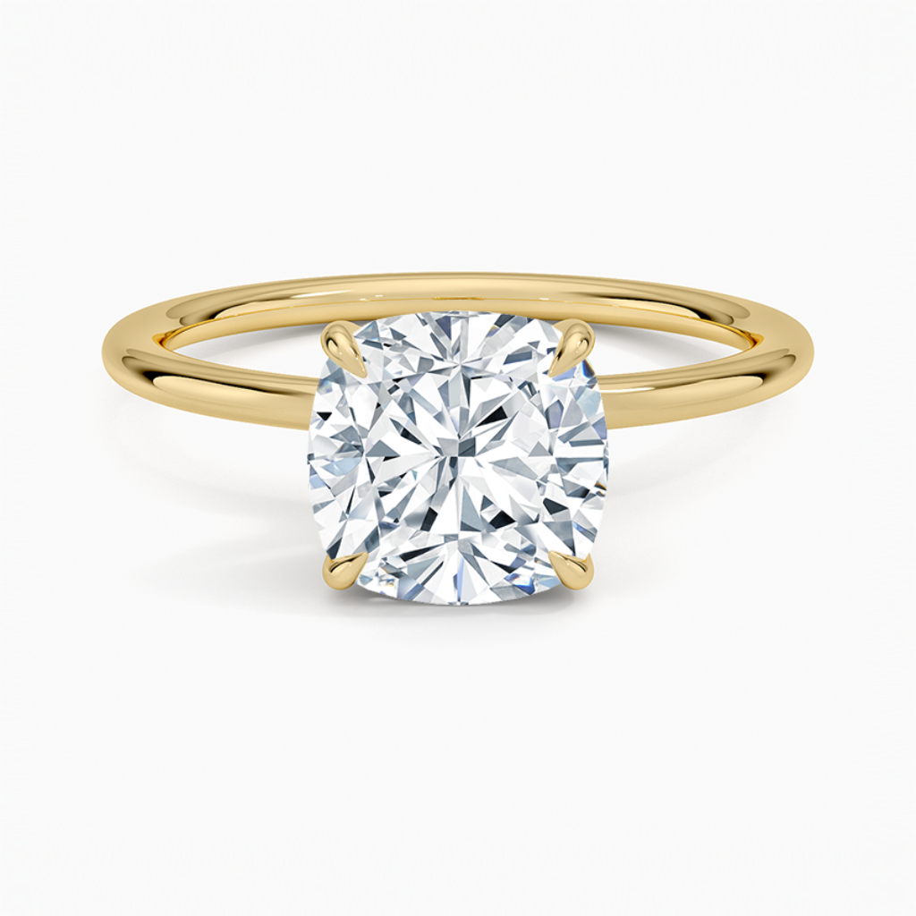 DDRG58 - Entwined Solitaire Engagement Ring