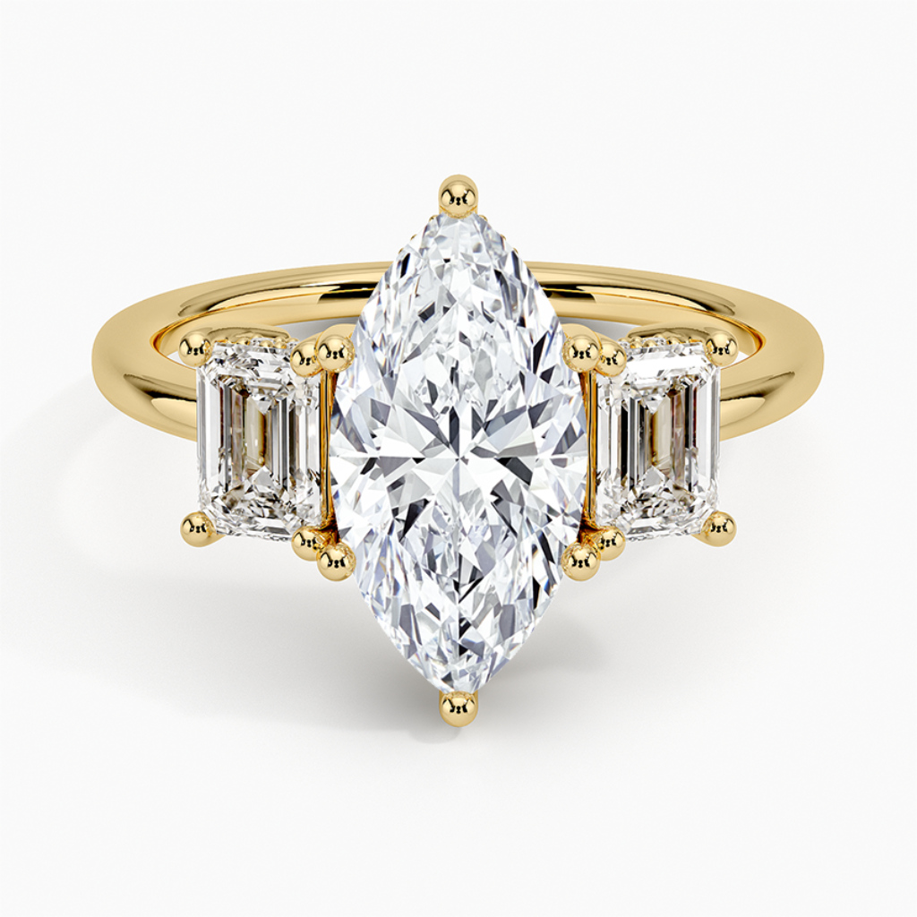 DDRG24 - Rhiannon Diamond Engagement Ring with Hidden Accents