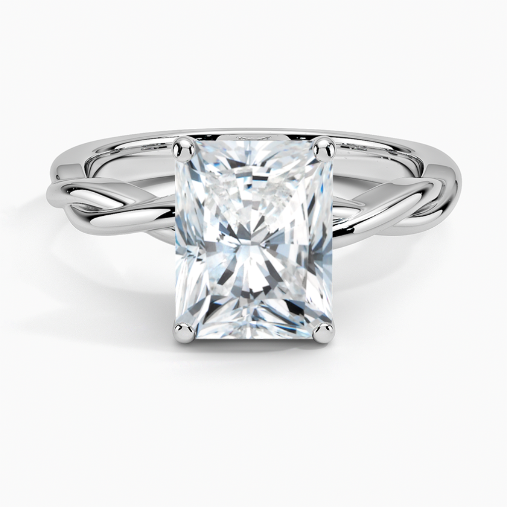 DDRG41 -
Twisted Vine Solitaire Engagement Ring