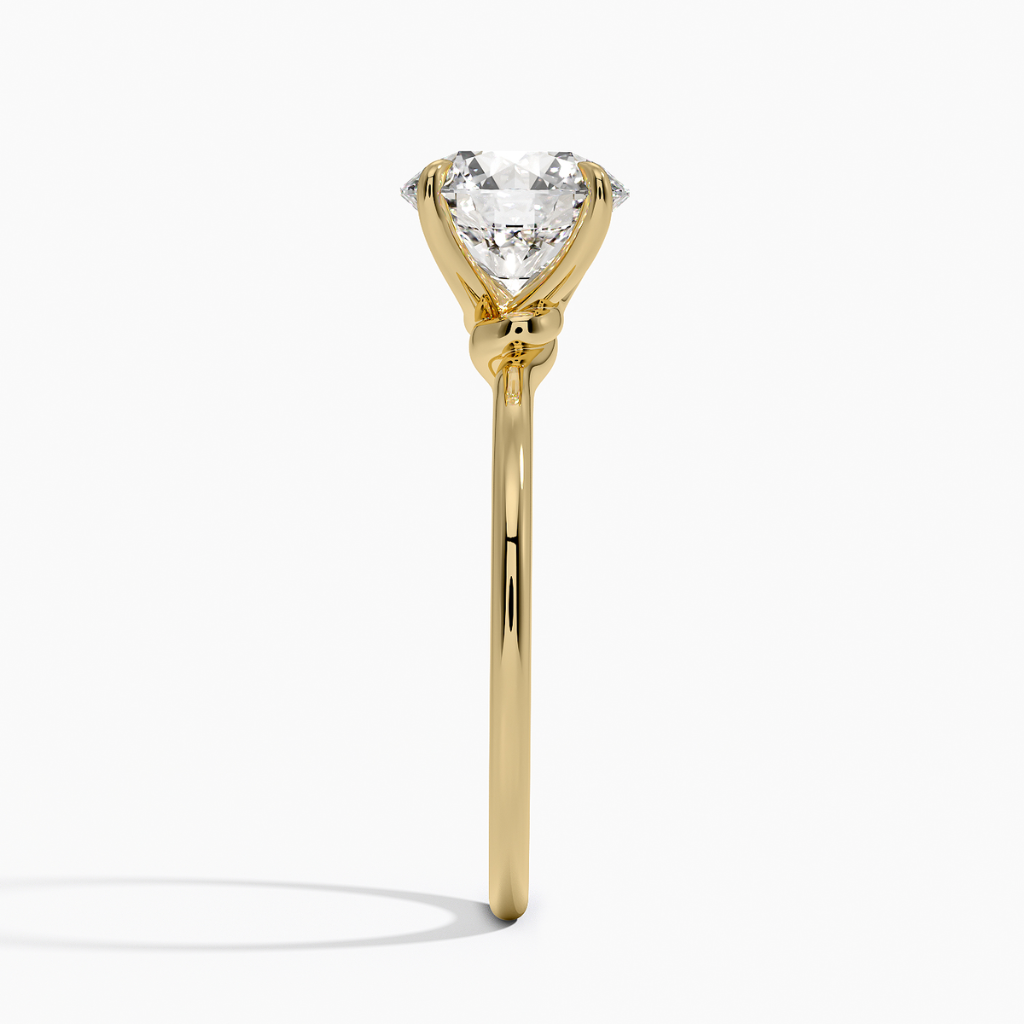 DDRG58 - Entwined Solitaire Engagement Ring