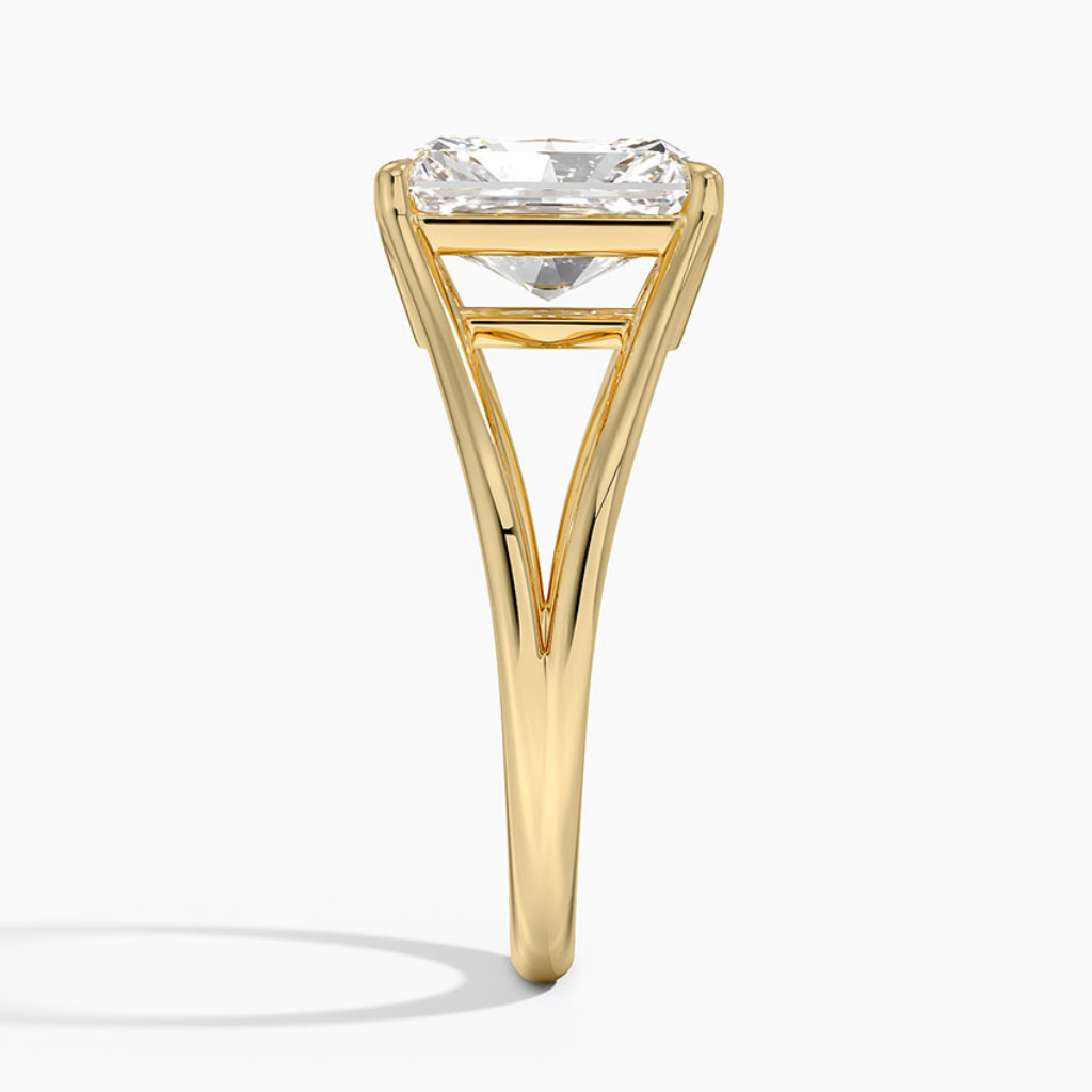 DDRG79 - Tressa Split Shank Solitaire Engagement Ring