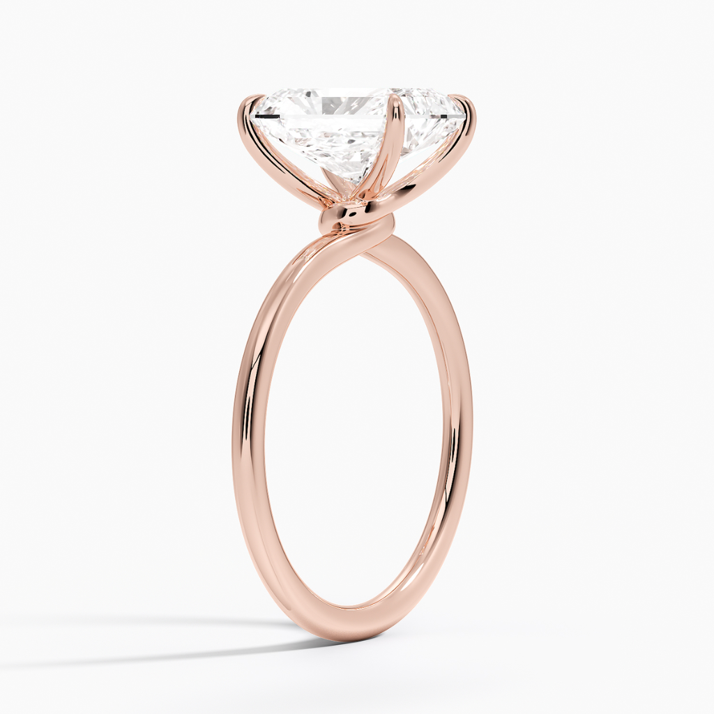 DDRG58 - Entwined Solitaire Engagement Ring