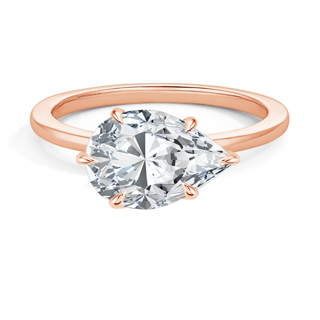 DDRG82 - Morgan East-West Solitaire Engagement Ring
