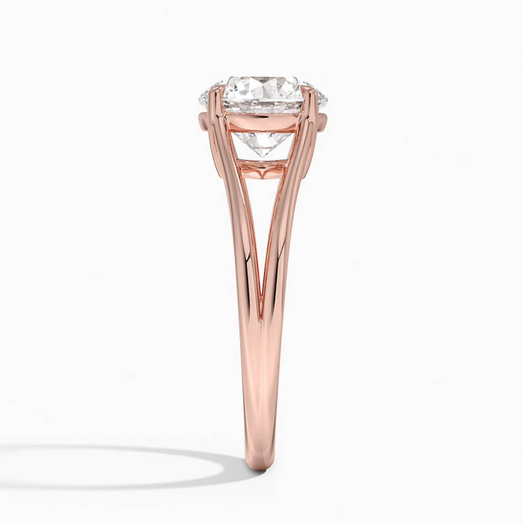 DDRG79 - Tressa Split Shank Solitaire Engagement Ring