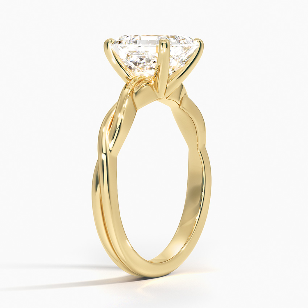 DDRG41 -
Twisted Vine Solitaire Engagement Ring