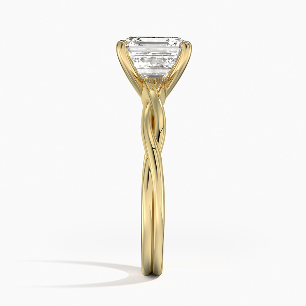 DDRG41 -
Twisted Vine Solitaire Engagement Ring
