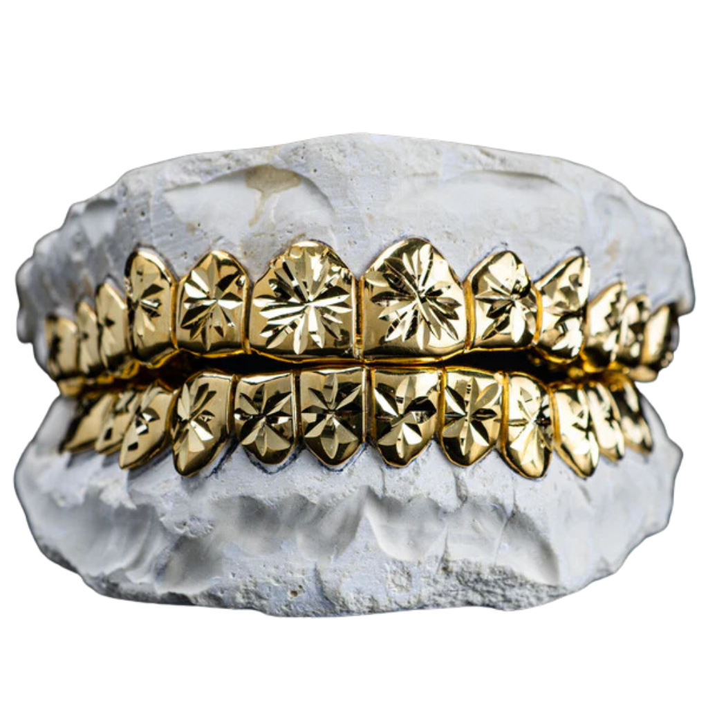 DD58 SOLID STARBURST CUT GRILLZ