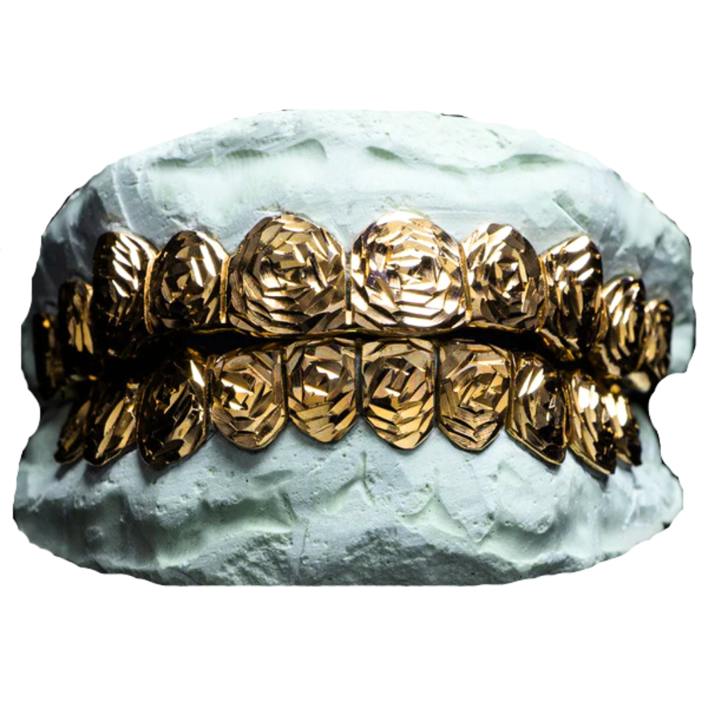 DD 79 Solid Gold Rose Cut Grillz