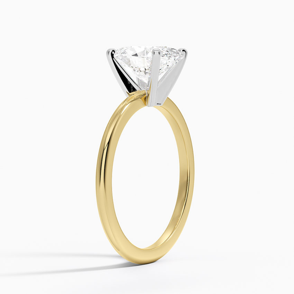 DDRG33 - Four-Prong Comfort Fit 1.5mm Engagement Ring