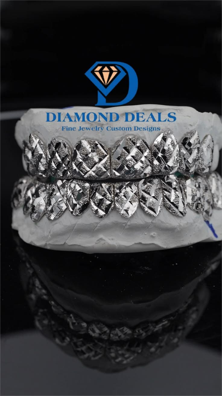 8 Top 12 Bottom Solid Diamond Cut & Dust