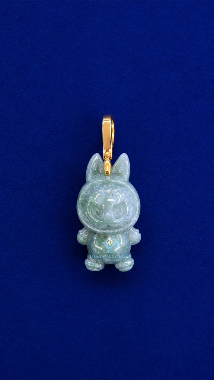 Jade Labubu Pendant