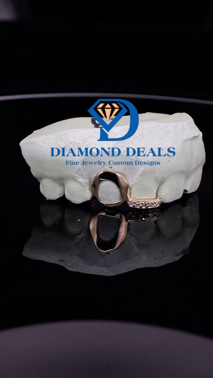 2 Top Open Face with Diamond Bar
