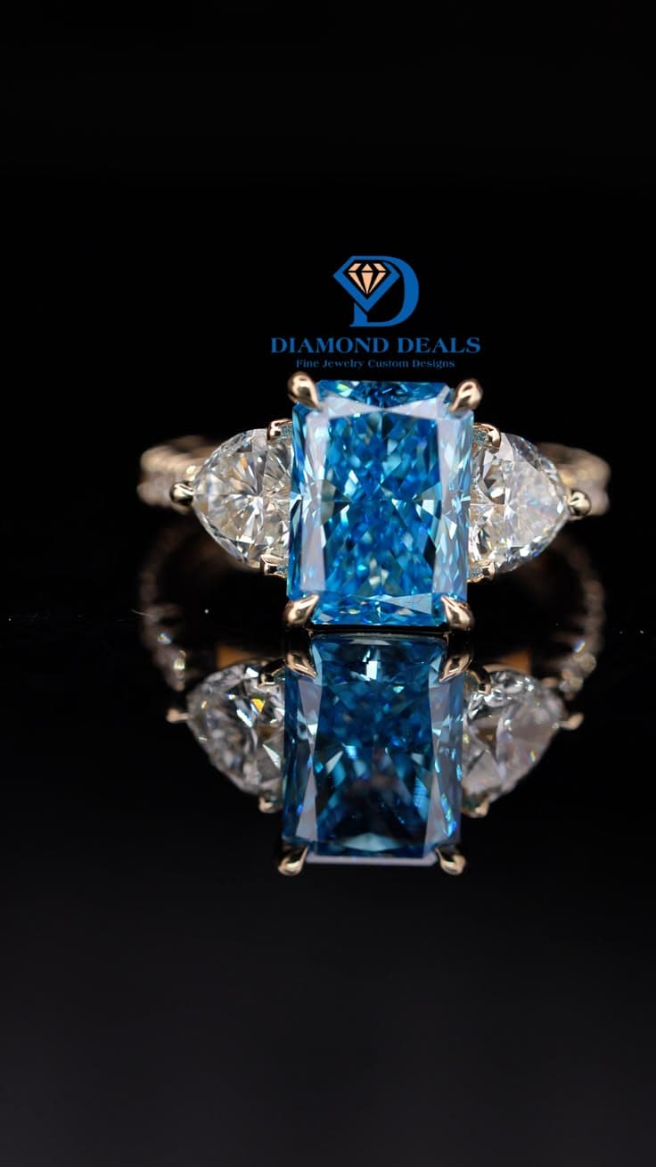 4.01ct VVS1 Fancy Vivid Blue Diamond – IGI Certified