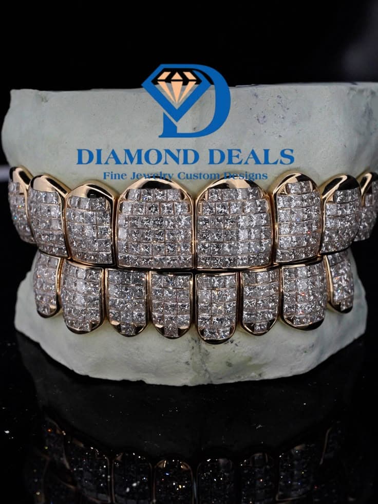 8 Top 8 Bottom Princess Cut Invisible Set