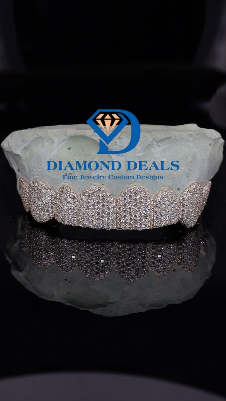 8 Top Honeycomb Setting Grillz