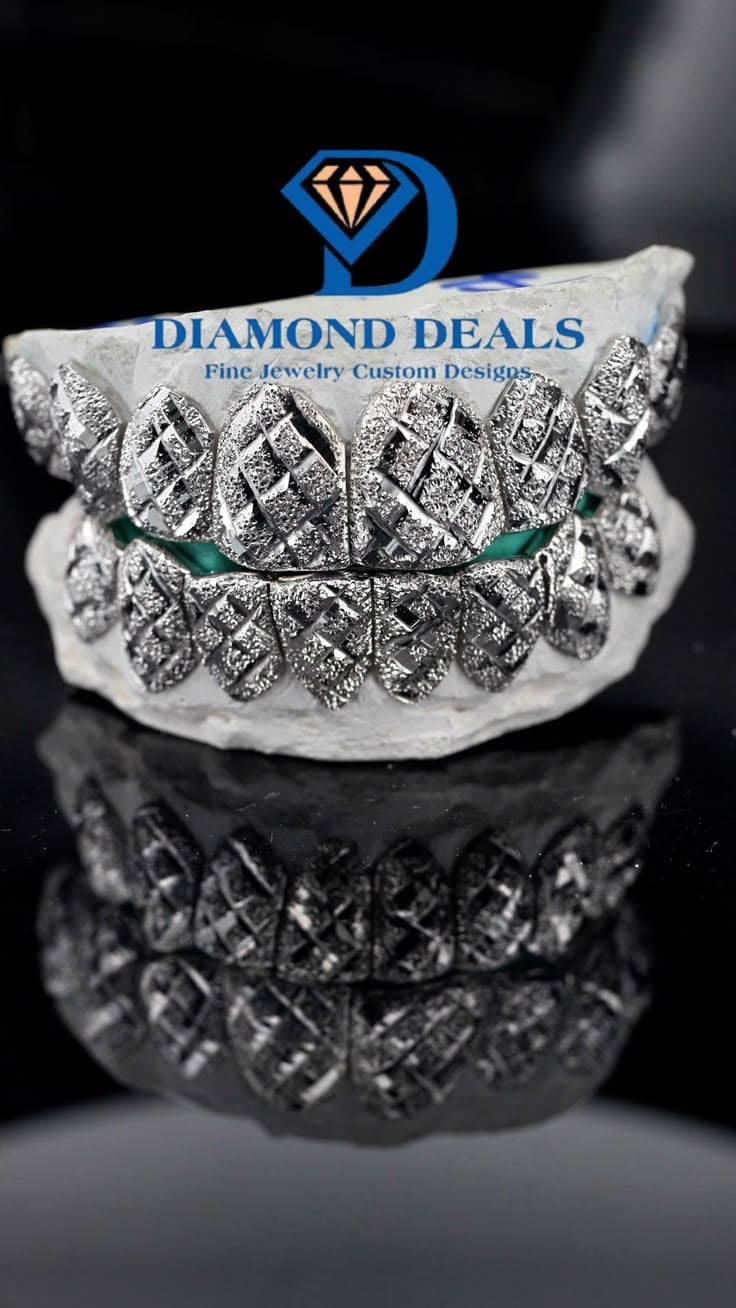 8 Top 8 Bottom Solid Diamond Cut & Dust