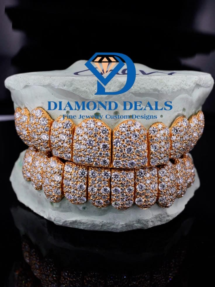 10 Top 10 Bottom Full Galaxy Iced-Out Grillz