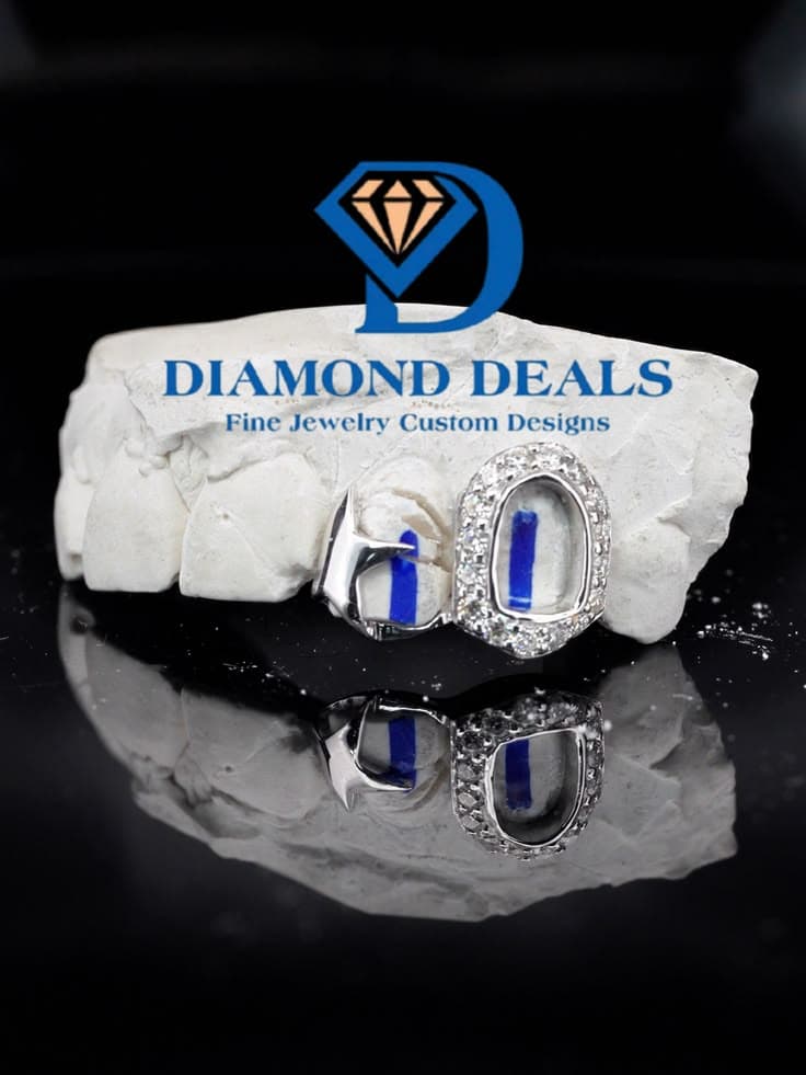2 Top Custom Iced-Out Frame Cap