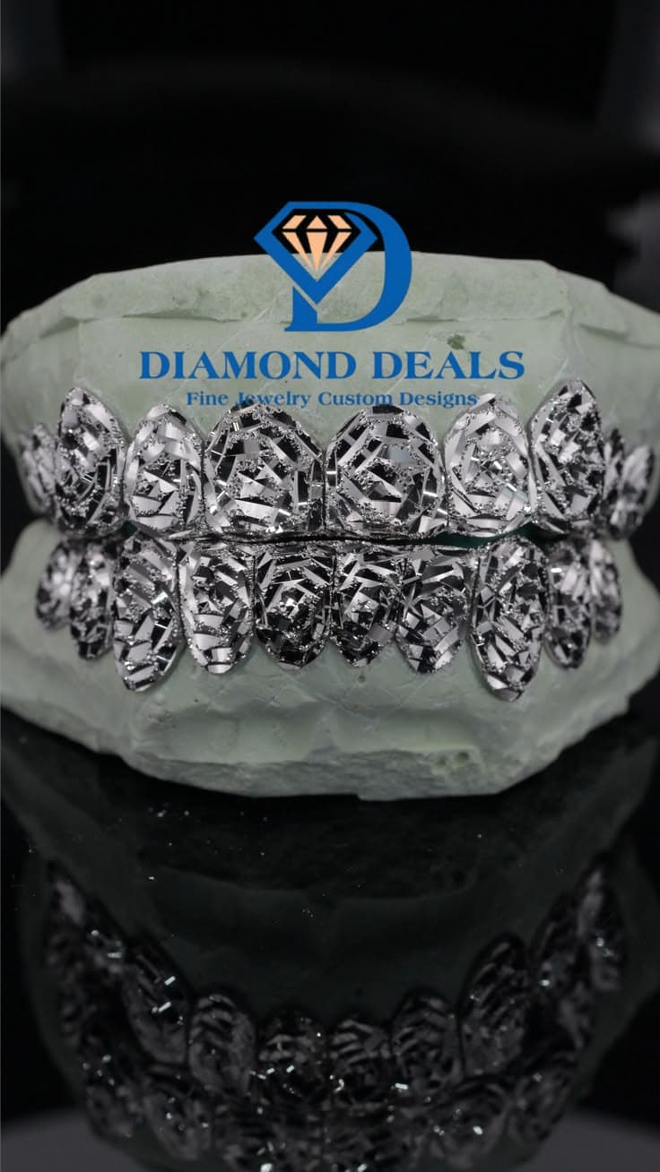 10 Top 10 Bottom Rose Cut Grillz