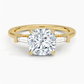 DDRG22 - Perfect Fit Tapered Baguette Diamond Engagement Ring