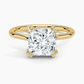 DDRG80 - Dulce Double Claw Prong Solitaire Engagement Ring