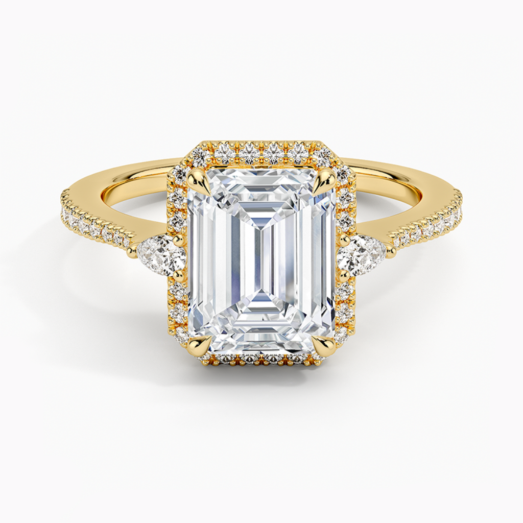 DDRG27 - Luxe Aria Halo Diamond Engagement Ring