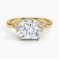 DDRG7 - Floating Three Stone Diamond Engagement Ring