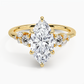 DDRG19 - Camellia Three Stone Diamond Engagement Ring