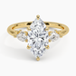 DDRG23 - Secret Garden Gallery Three Stone Diamond Engagement Ring