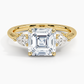 DDRG23 - Secret Garden Gallery Three Stone Diamond Engagement Ring