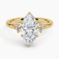 DDRG7 - Floating Three Stone Diamond Engagement Ring