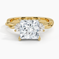 DDRG26 - Twisted Vine Three Stone Diamond Engagement Ring