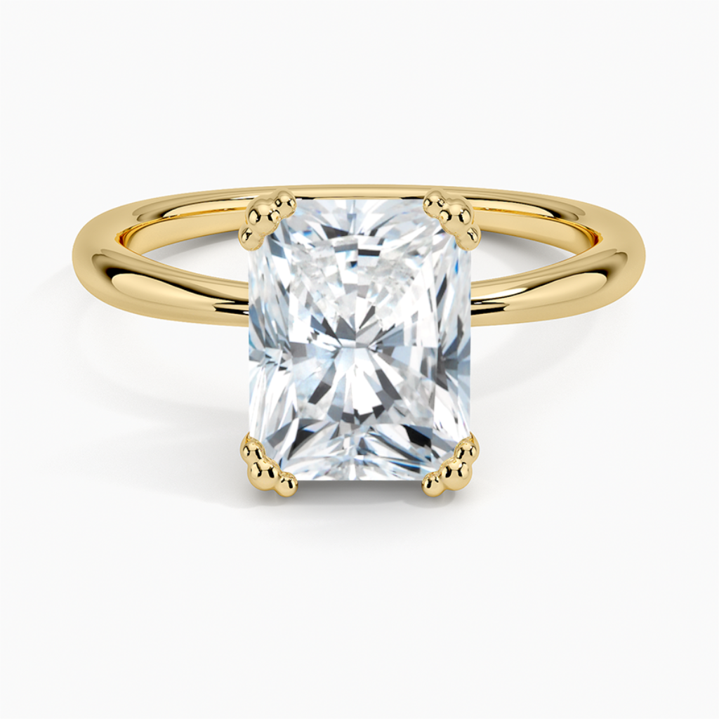 DDRG83 - Freesia Triple-Prong Solitaire Engagement Ring