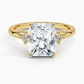 DDRG7 - Floating Three Stone Diamond Engagement Ring