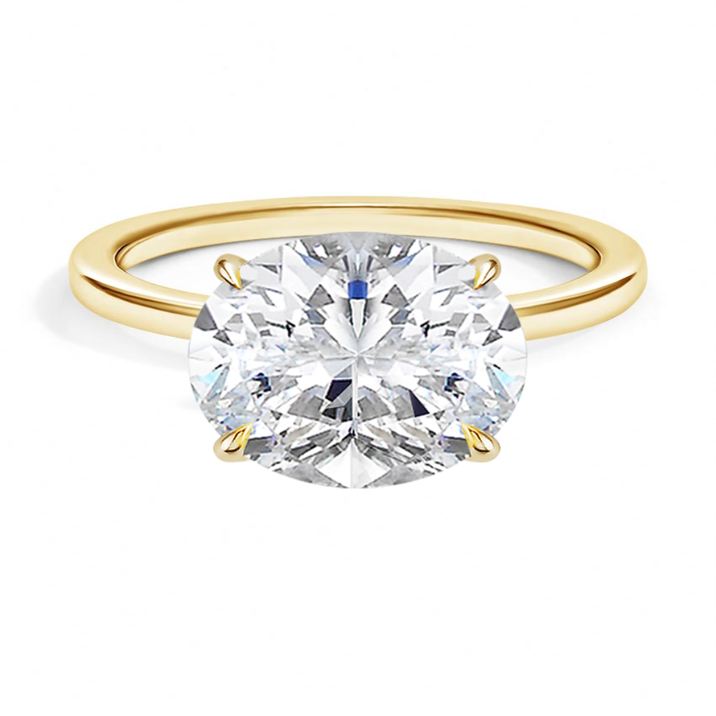 DDRG73 - Perfect Fit East-West Solitaire Engagement Ring