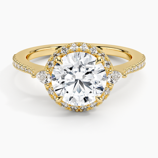 DDRG27 - Luxe Aria Halo Diamond Engagement Ring