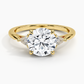 DDRG21 - Trillion Cut Three Stone Diamond Engagement Ring