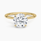 DDRG58 - Entwined Solitaire Engagement Ring