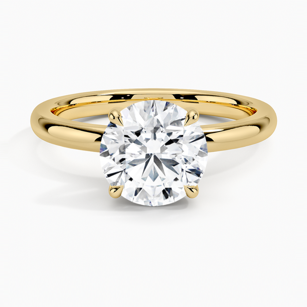 DDRG67 - Fairmined 2mm Solitaire Engagement Ring