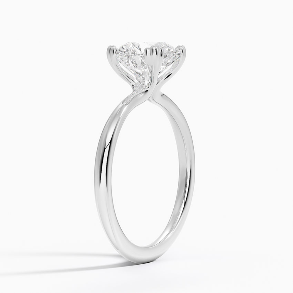 DDRG83 - Freesia Triple-Prong Solitaire Engagement Ring