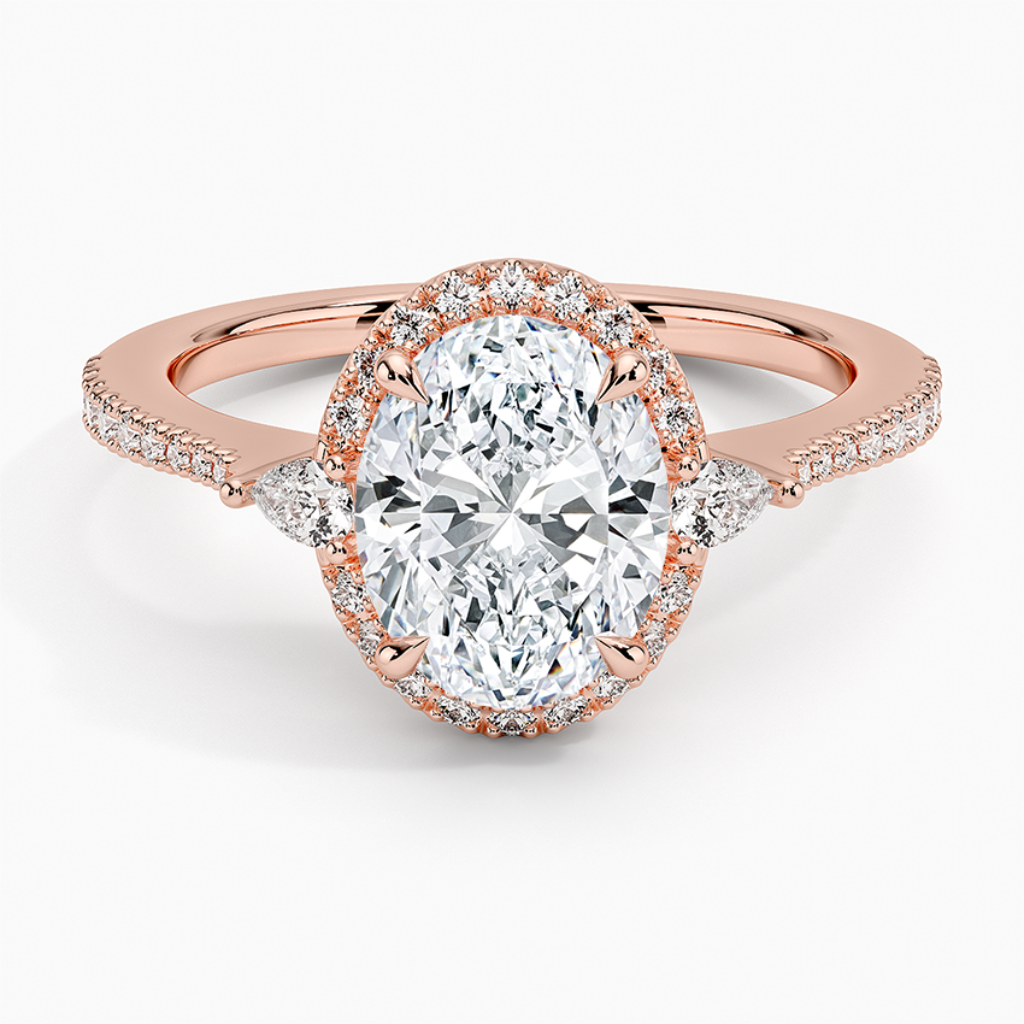 DDRG27 - Luxe Aria Halo Diamond Engagement Ring