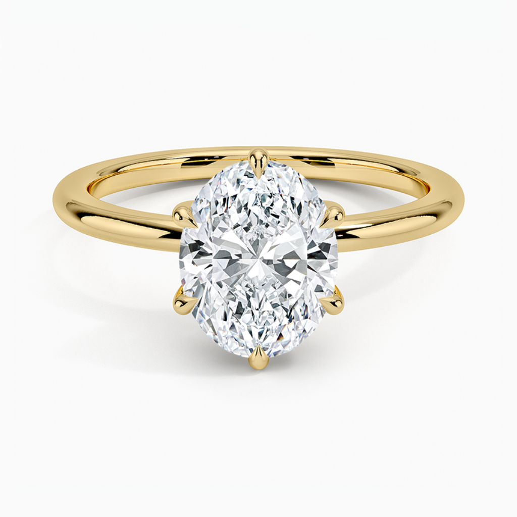 DDRG71 - Fairmined 1.5mm Six-Prong Solitaire Engagement Ring