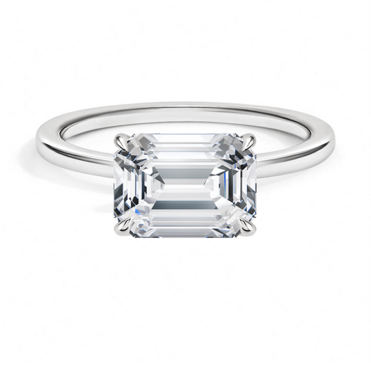 DDRG73 - Perfect Fit East-West Solitaire Engagement Ring