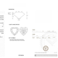DHT76 - X-110-064 Heart Diamond IGI Lab- Grown  2.1 Carat