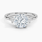 DDRG7 - Floating Three Stone Diamond Engagement Ring