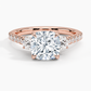 DDRG17 - Amelie Three Stone Diamond Engagement Ring