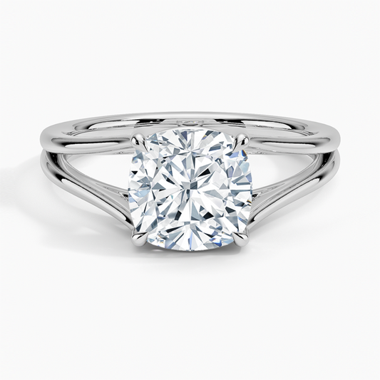 DDRG79 - Tressa Split Shank Solitaire Engagement Ring